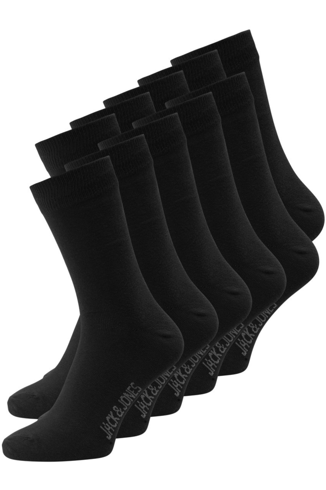 JACJENS SOCK 10 PACK NOOS 12125756 BLACK